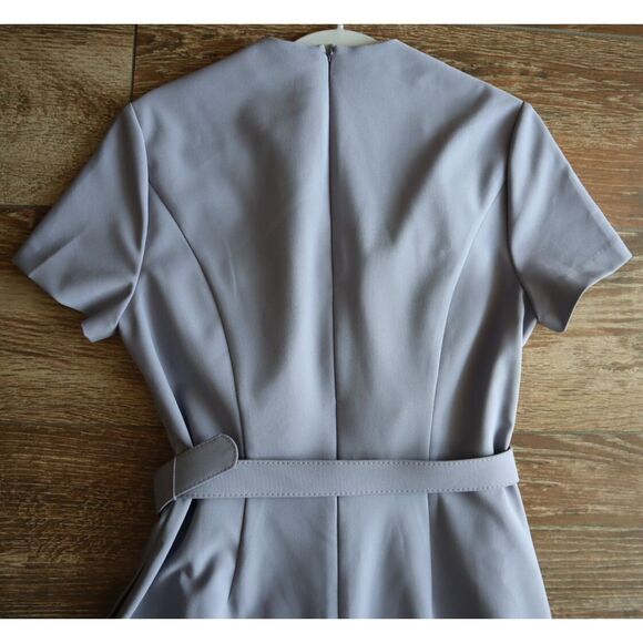 Kay Unger Women's Sz 6 Lilac Purple Ezra Walk Thru Jumpsuit - Picture 4 of 6